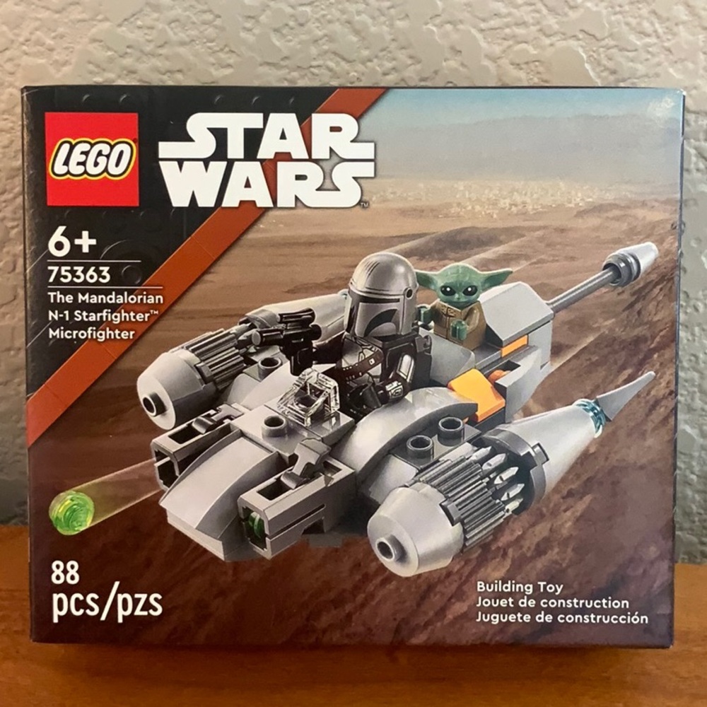 LEGO Star Wars Mandalorian N-1 Starfighter Set #75363 NWT Grogu Figure